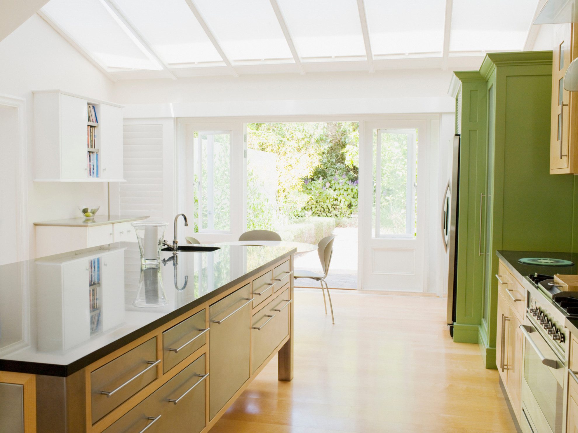 green kitchen
